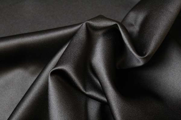 DUCHESS SATIN - BLACK